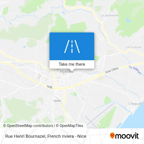 Rue Henri Bournazel map