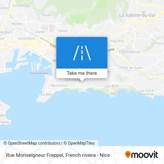 Mapa Rue Monseigneur Freppel