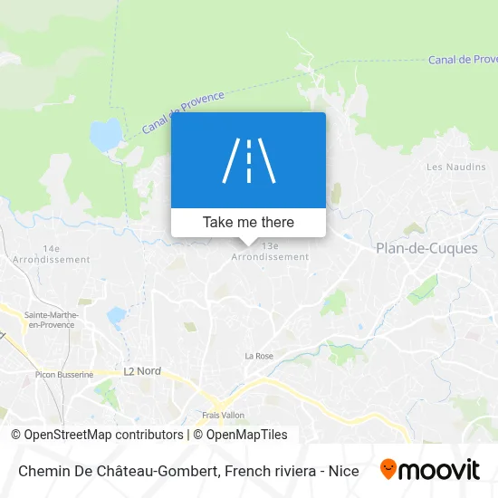 Chemin De Château-Gombert map
