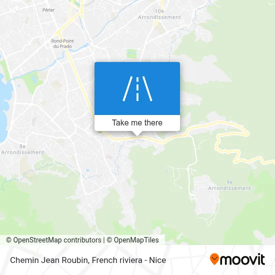 Chemin Jean Roubin map