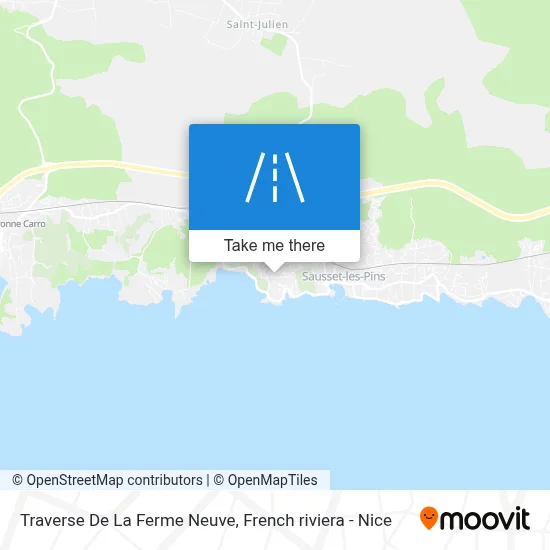 Traverse De La Ferme Neuve map