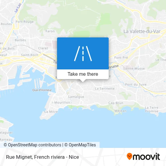 Mapa Rue Mignet