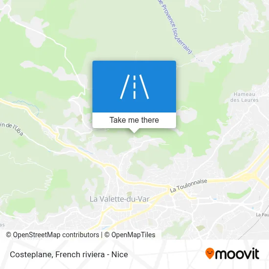 Costeplane map