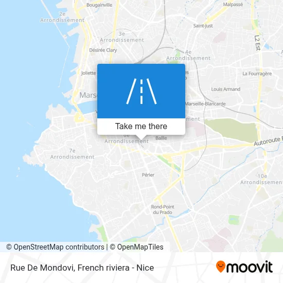 Rue De Mondovi map