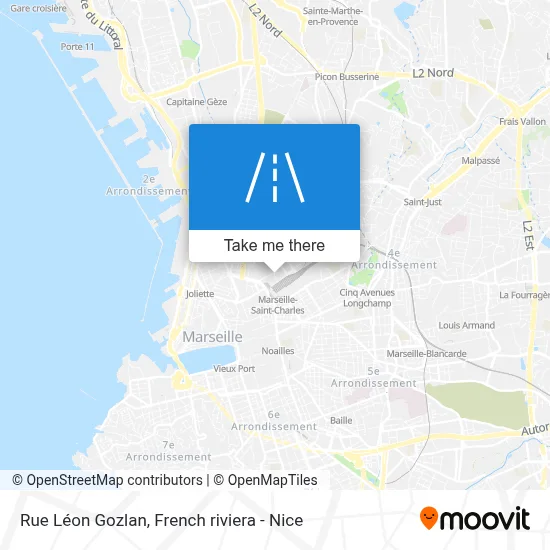 Rue Léon Gozlan map