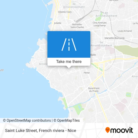 Mapa Rue Saint-Luc