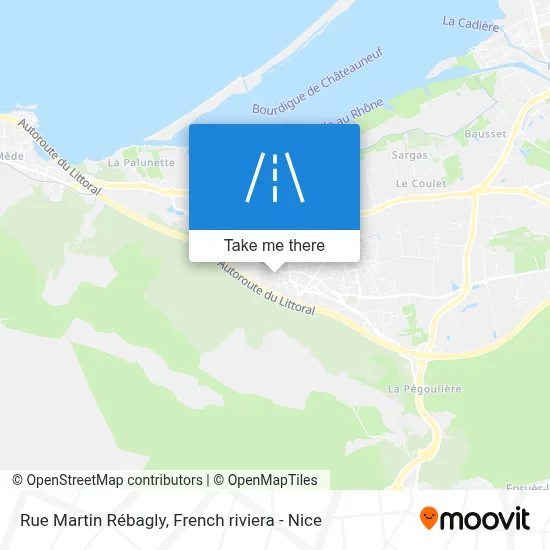 Rue Martin Rébagly map