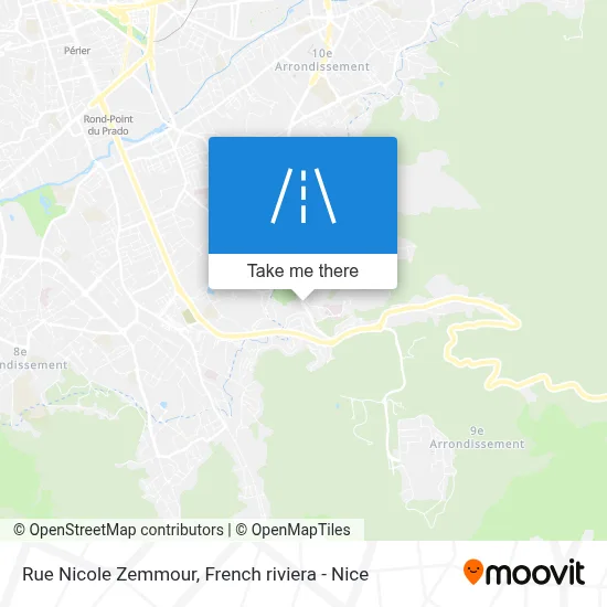 Rue Nicole Zemmour map