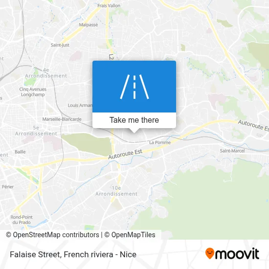 Rue De La Falaise map