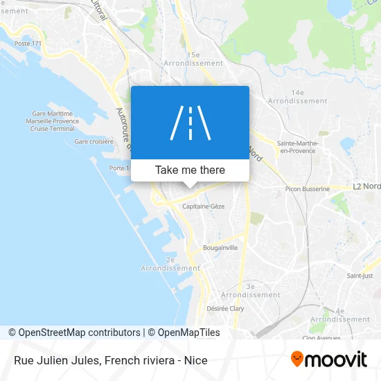 Rue Julien Jules map