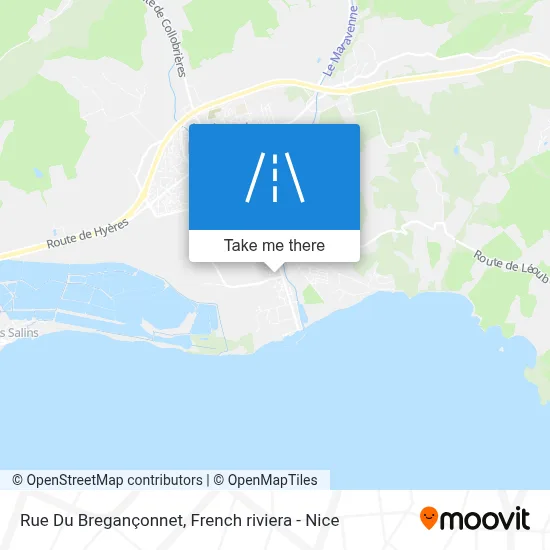 Rue Du Bregançonnet map
