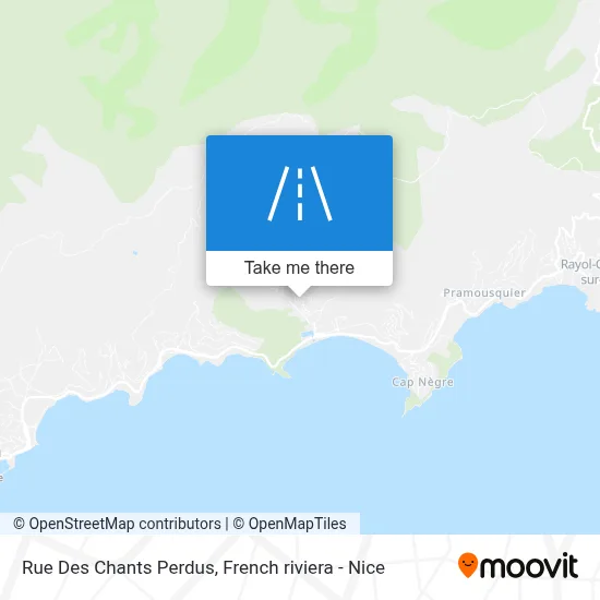 Mapa Rue Des Chants Perdus