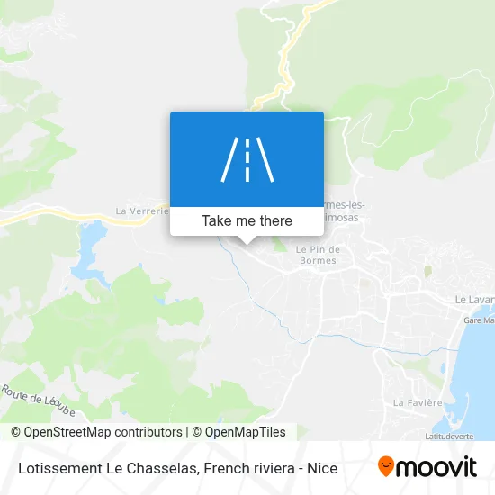 Lotissement Le Chasselas map