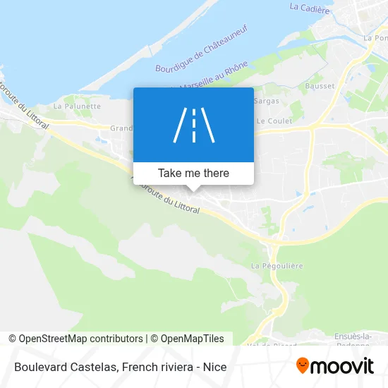 Boulevard Castelas map