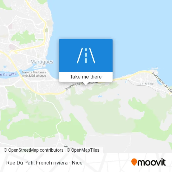 Mapa Rue Du Pati