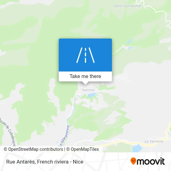 Rue Antarès map