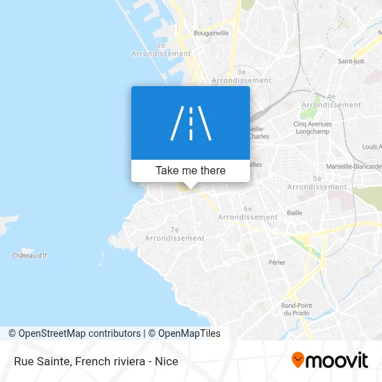 Mapa Rue Sainte