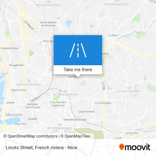 Rue Des Linots map