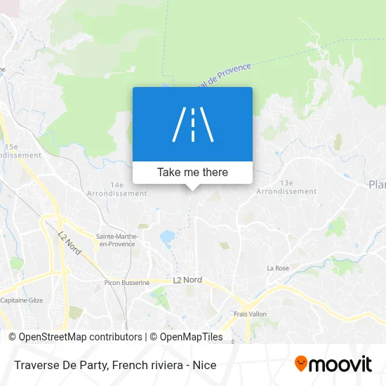 Traverse De Party map
