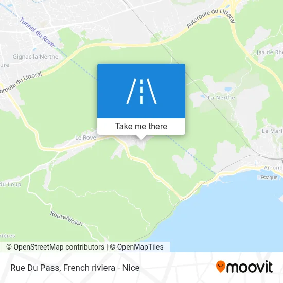 Mapa Rue Du Pass