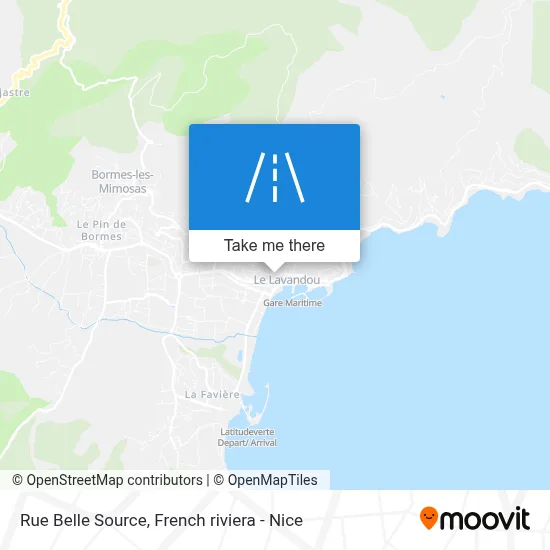 Rue Belle Source map