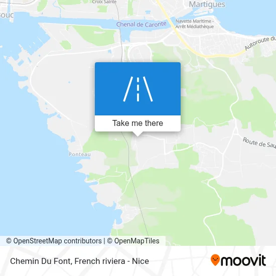Chemin Du Font map