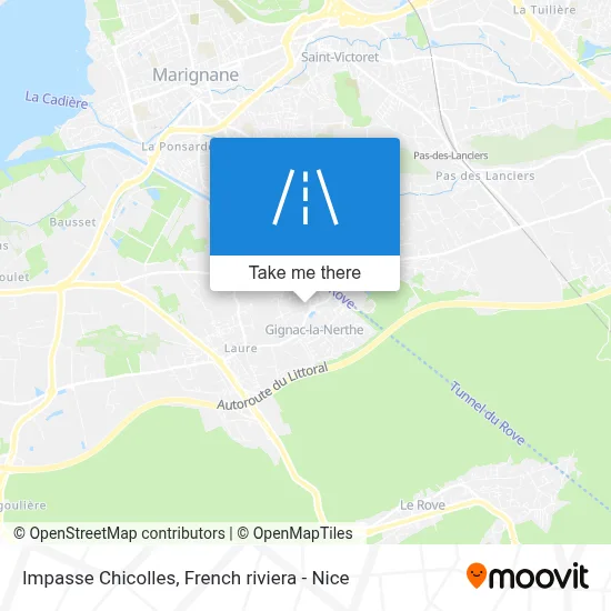 Impasse Chicolles map