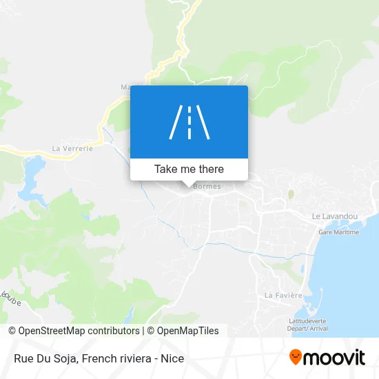 Mapa Rue Du Soja
