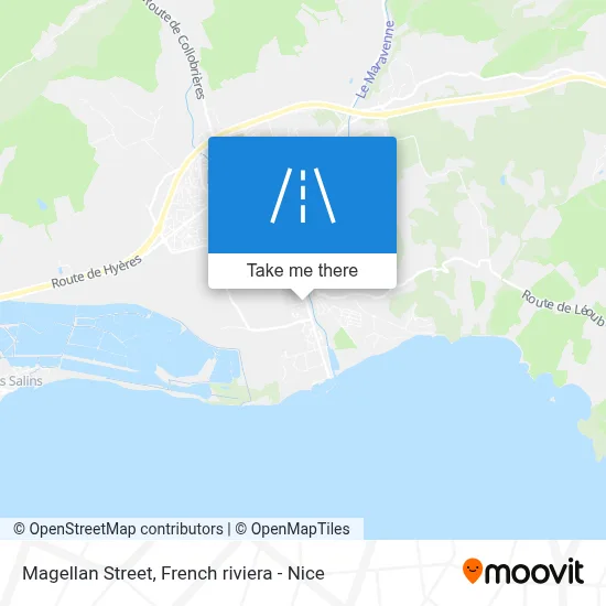 Mapa Rue Magellan