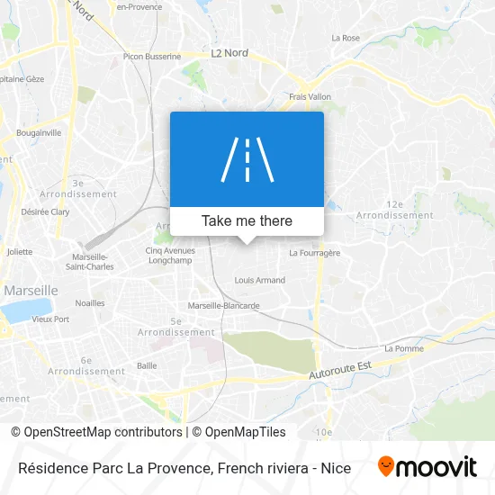 Résidence Parc La Provence map