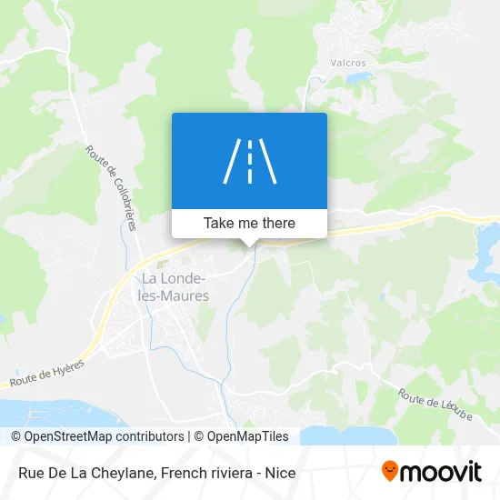 Rue De La Cheylane map