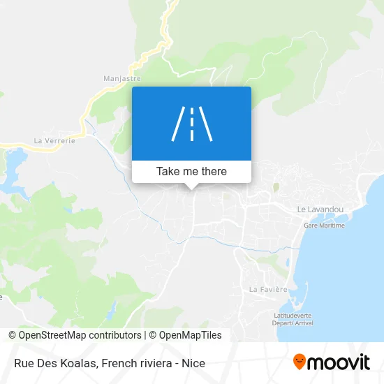 Rue Des Koalas map