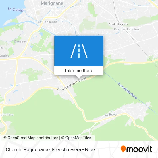 Chemin Roquebarbe map