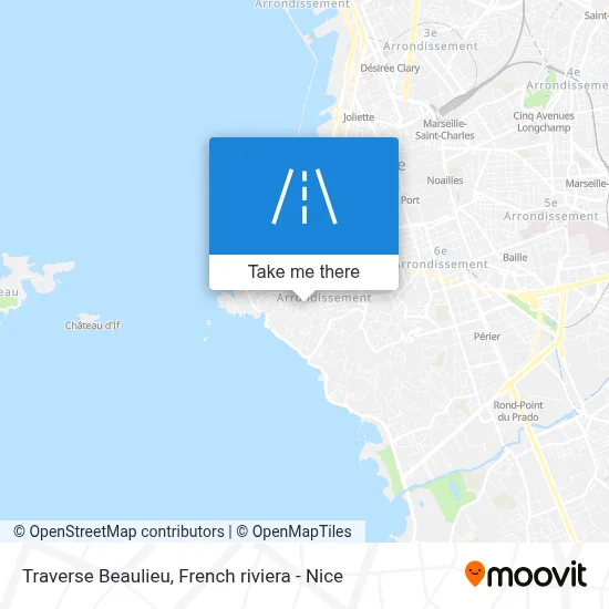 Traverse Beaulieu map