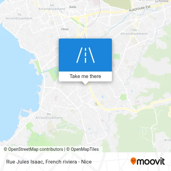 Rue Jules Isaac map