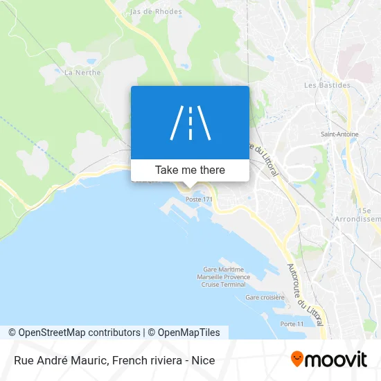 Rue André Mauric map