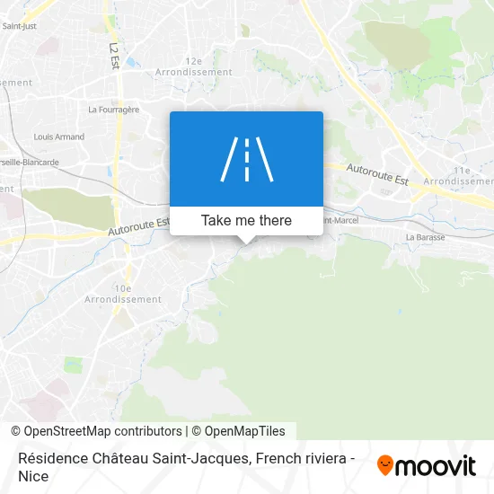 Résidence Château Saint-Jacques map