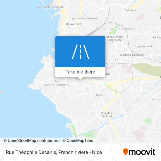 Rue Théophile Decanis map