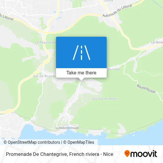 Mapa Promenade De Chantegrive