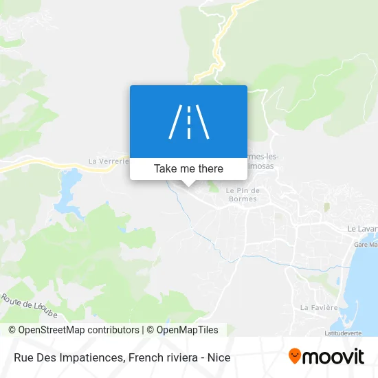 Rue Des Impatiences map