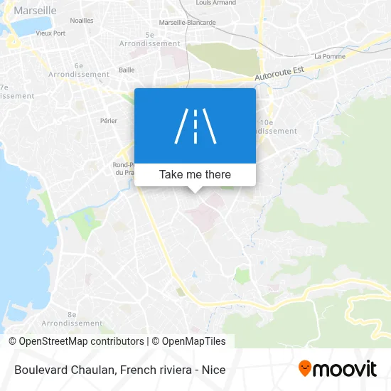 Mapa Boulevard Chaulan