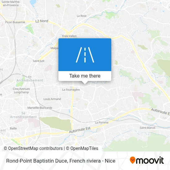 Rond-Point Baptistin Duce map