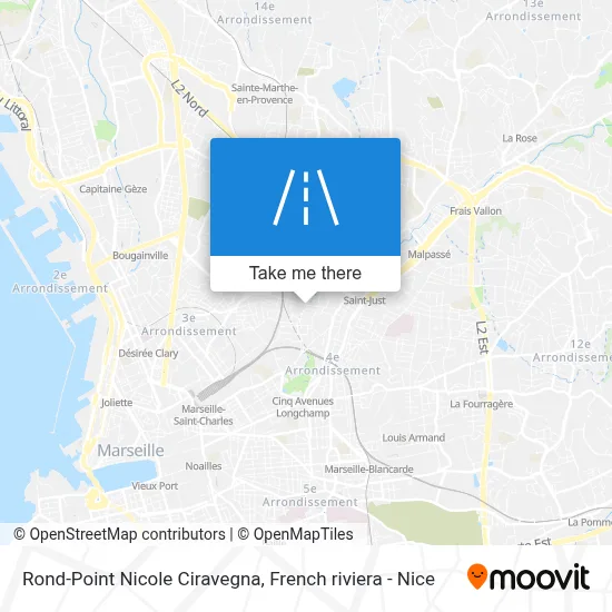 Rond-Point Nicole Ciravegna map