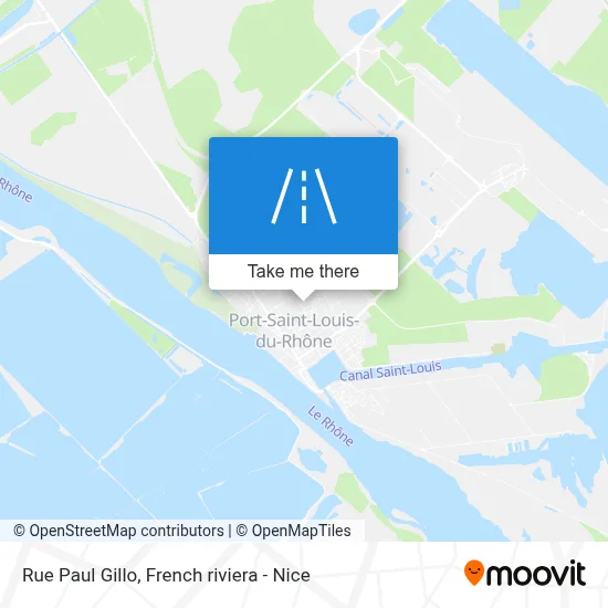 Rue Paul Gillo map