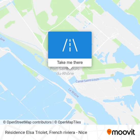 Résidence Elsa Triolet map