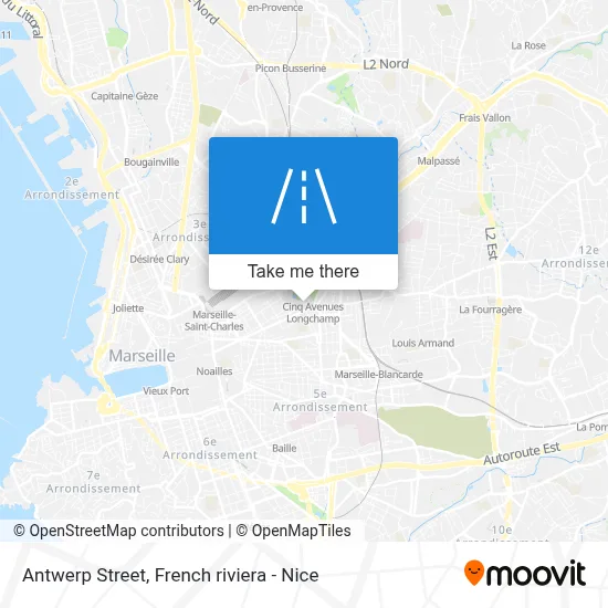Rue D'Anvers map