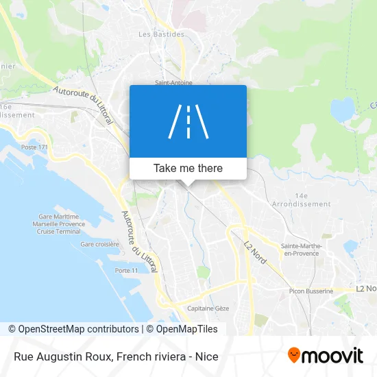 Rue Augustin Roux map