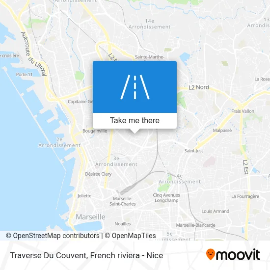 Traverse Du Couvent map