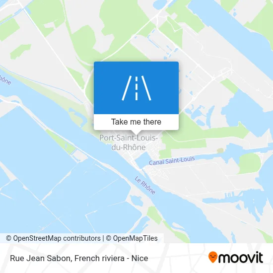 Mapa Rue Jean Sabon