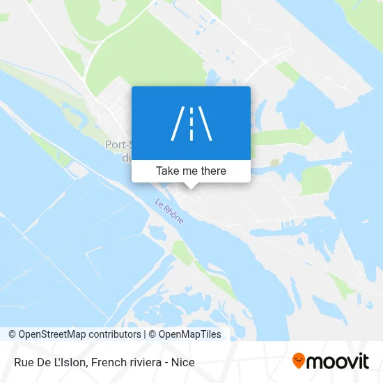 Rue De L'Islon map